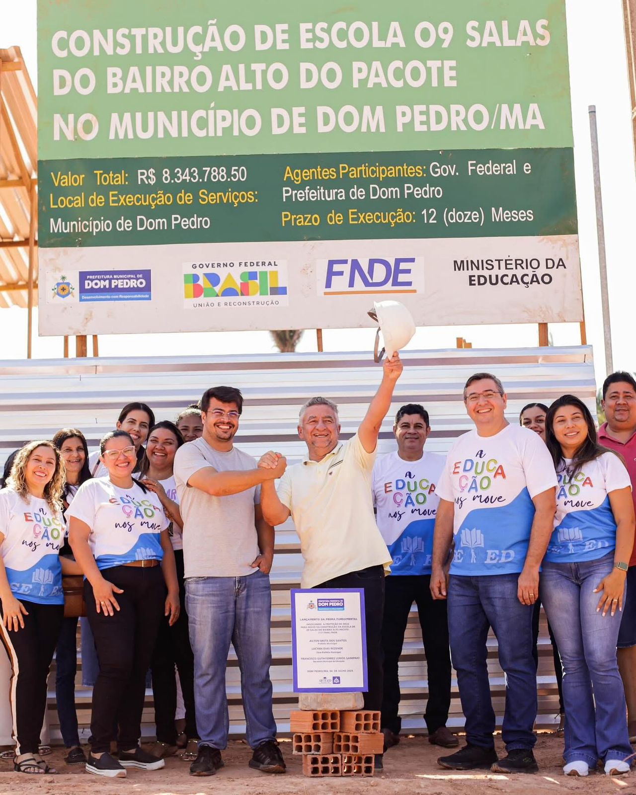 COMEÇOU A CONSTRUÇÃO de uma MEGA OBRA que é uma ESCOLA MODELO na região!