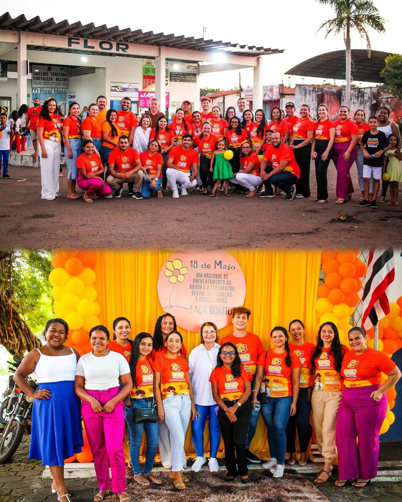 CAMINHADA MAIO LARANJA: Em alusão ao Combate ao Abuso e à Exploração Sexual de Crianças e Adolescentes.