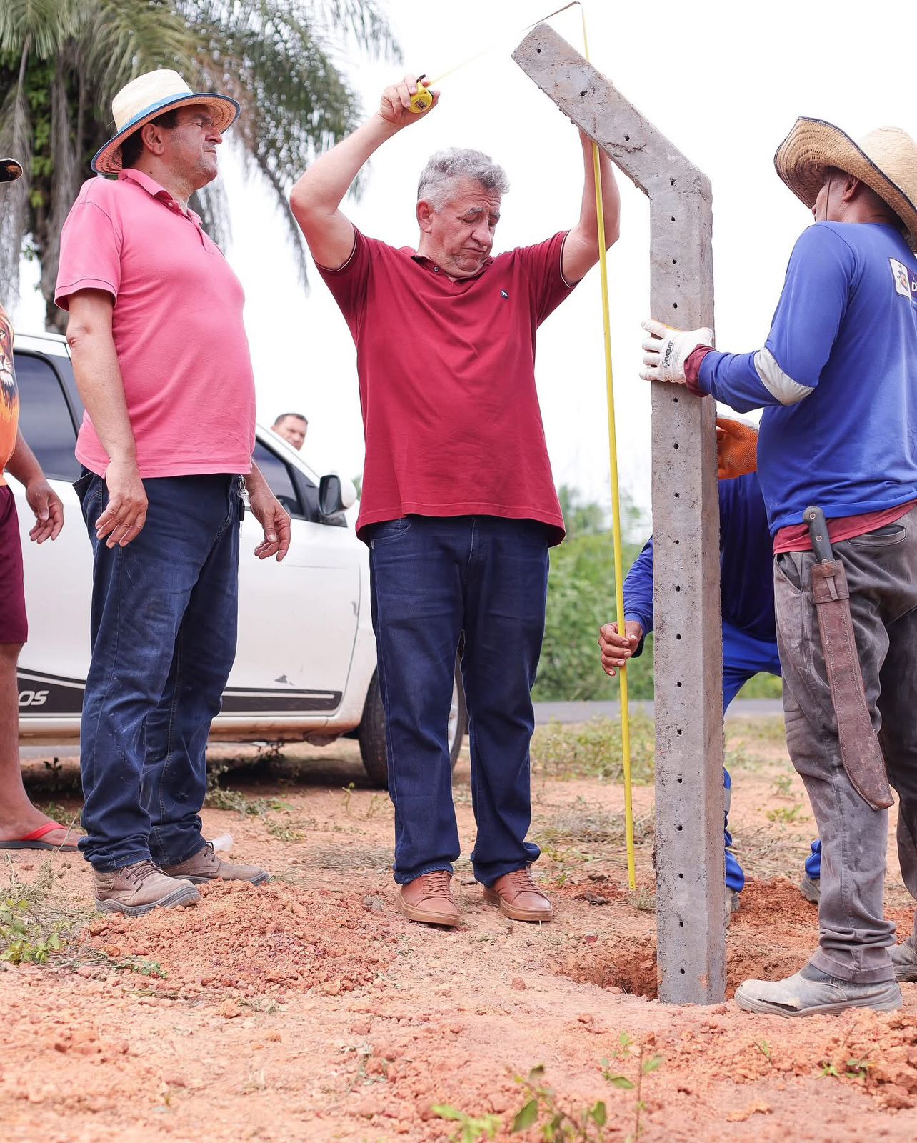 INÍCIO DA OBRA NO CEMITÉRIO DA VILA SÃO PEDRO 